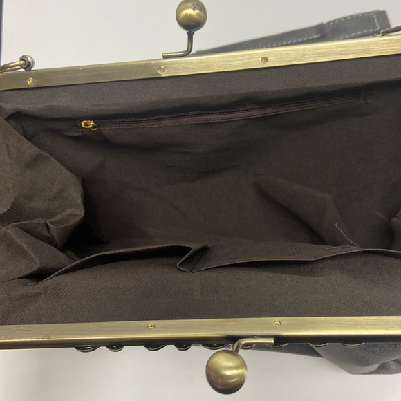 New leather women handbag small shoulder bag high quality tote bag clutch (Gray - Picture 4 of 6